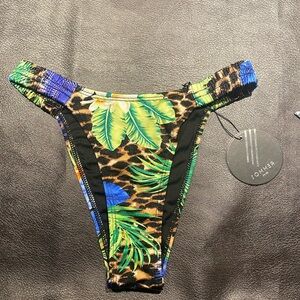 Sommer Swim - Leopard Floral Cheeky Bottoms NWT